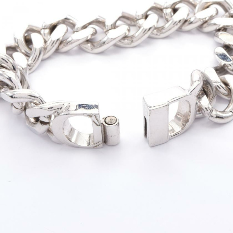 【日本直送】中古Dior HOMME[B]CD ICON 手鍊手環 銀色-2