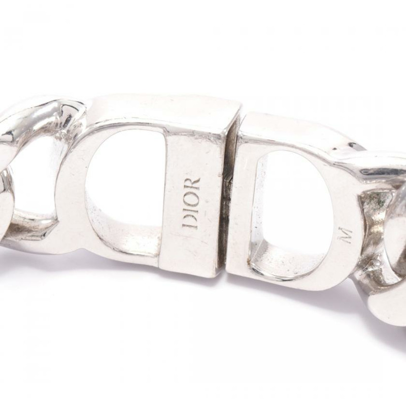 【日本直送】中古Dior HOMME[B]CD ICON 手鍊手環 銀色-3