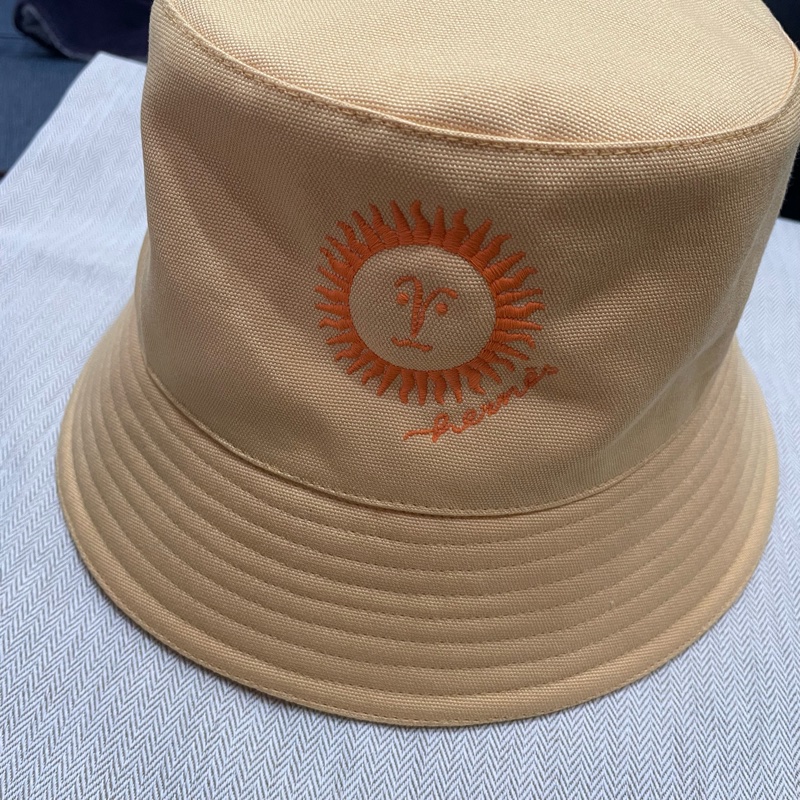 愛馬仕 太陽系列 小雞黃 漁夫帽 尺寸58-5