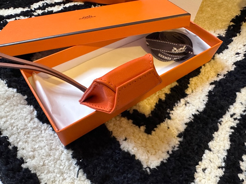 Hermes Orange Bag charm小橘帶吊飾-2