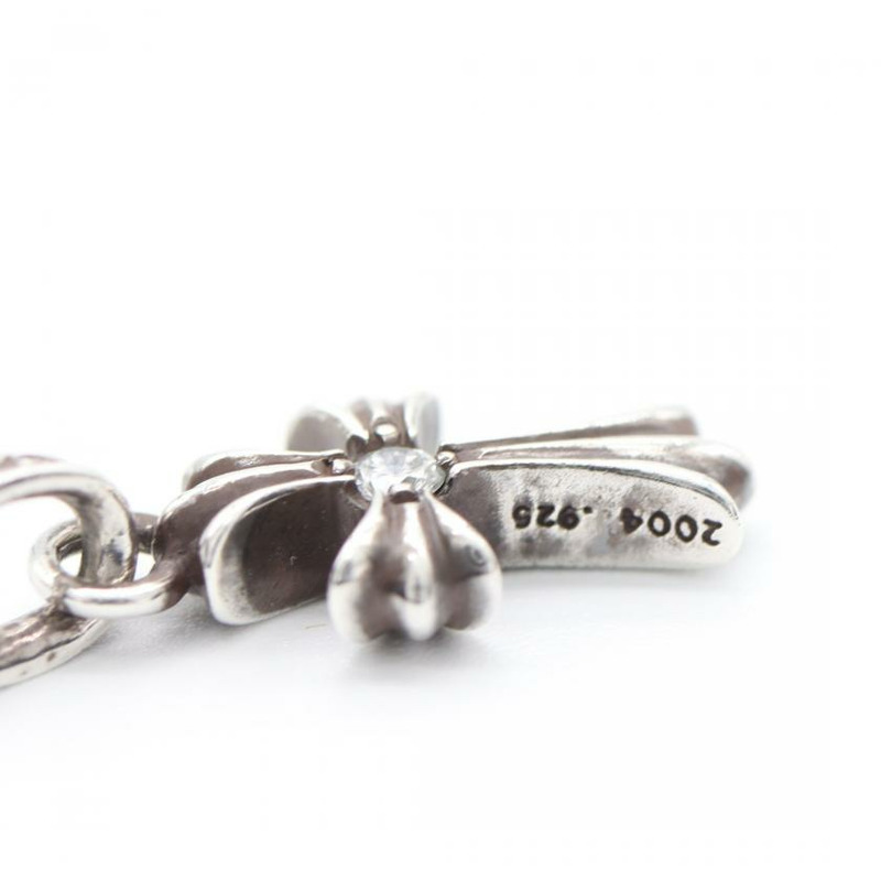 【日本直送】中古Chrome Hearts[B]SILVER BABY FAT w/DIAMOND BOTH SIDE 吊墜 SV925 鑽石 銀色-5