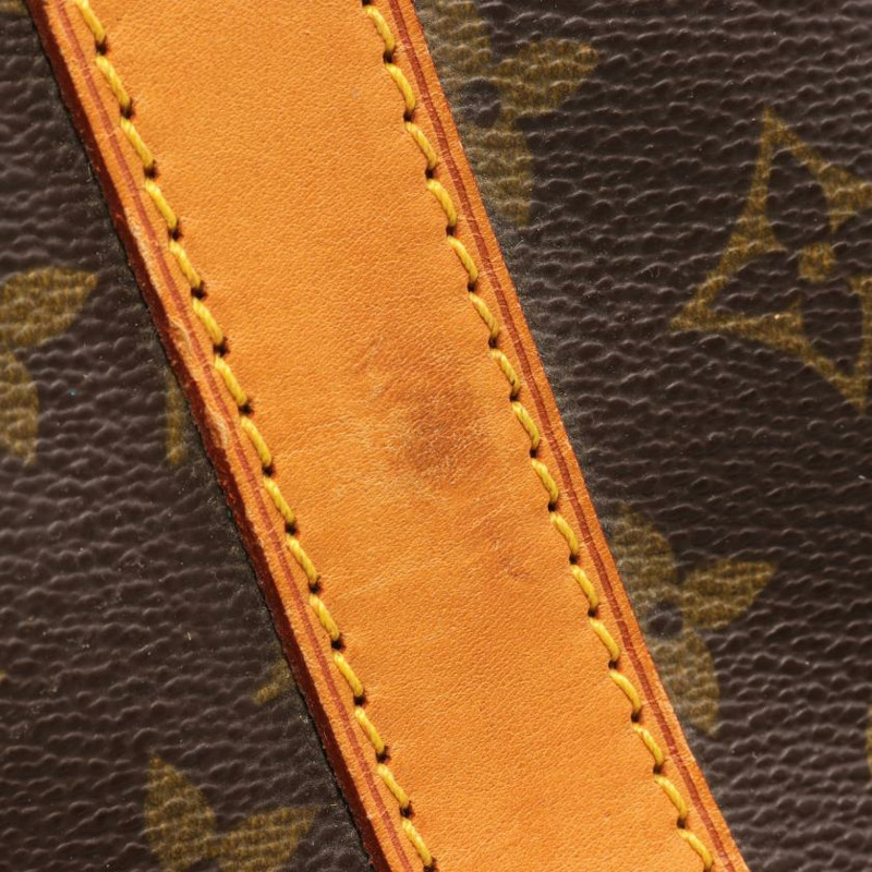 【日本直送】中古LOUIS VUITTON[B]Keepall 60 老花 波士頓包 PVC 皮革 棕色-8