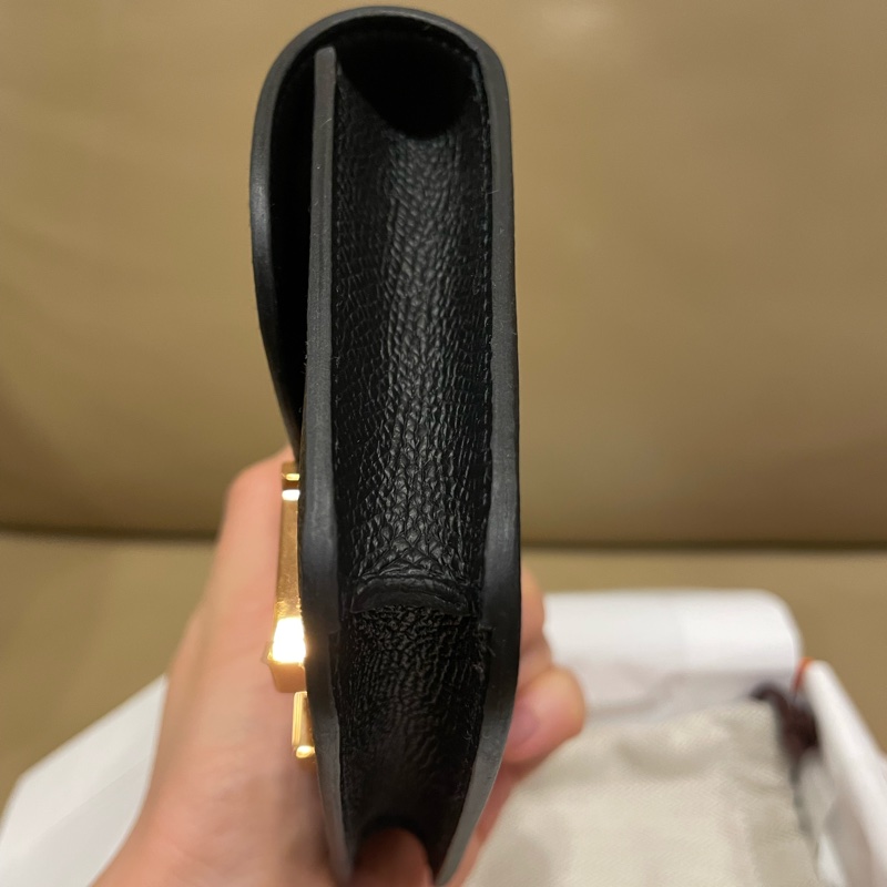 🐎全新愛馬仕Constance Slim黑色玫瑰金扣-8