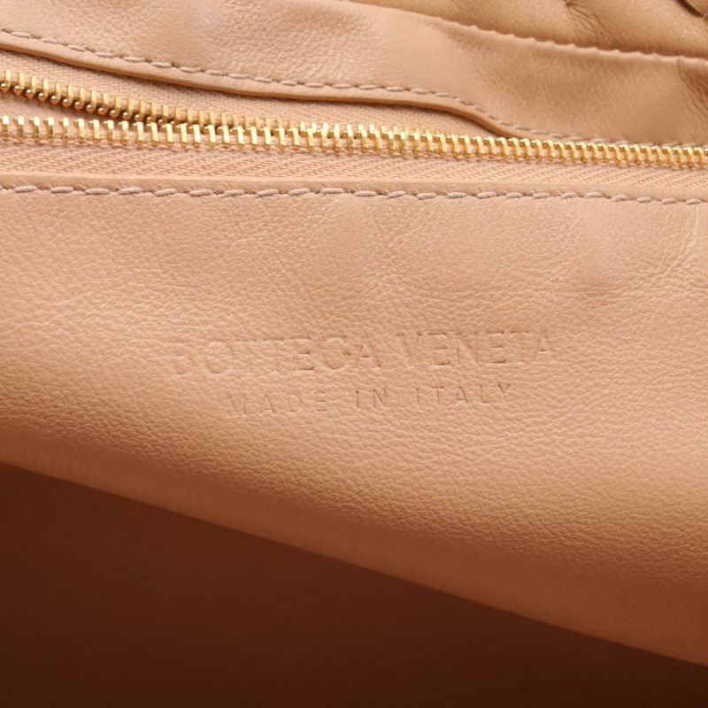 【日本直送】中古BOTTEGA VENETA[B]intrecciato 手提包 真皮托特包 米色-3