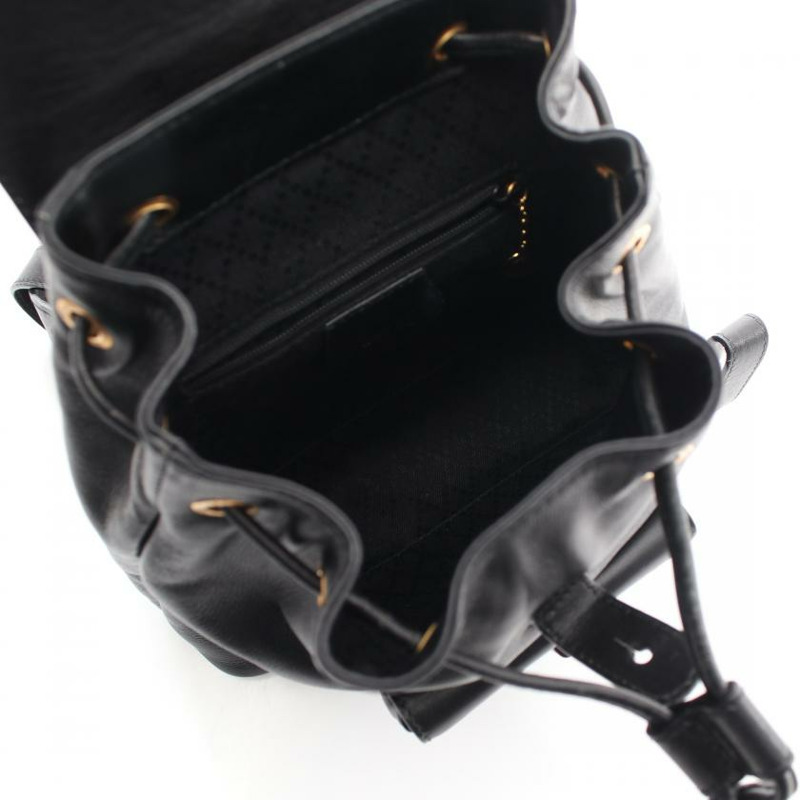 【日本直送】中古GUCCI[B]竹節 雙肩包真皮 黑色-2