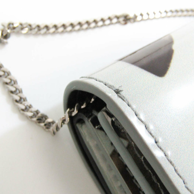 【日本直送】Burberry LS JESSIE 8012776 女士皮革鏈條/單肩錢包淺藍灰色-5