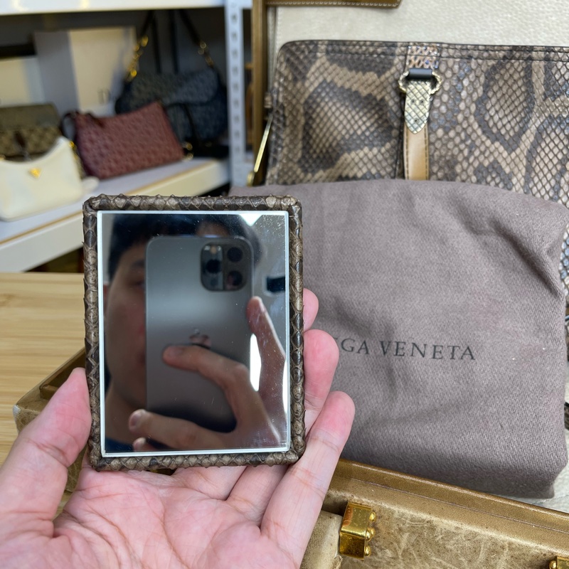 Bottega Venetta BORSA / 真蛇皮兩用包🏕️-22