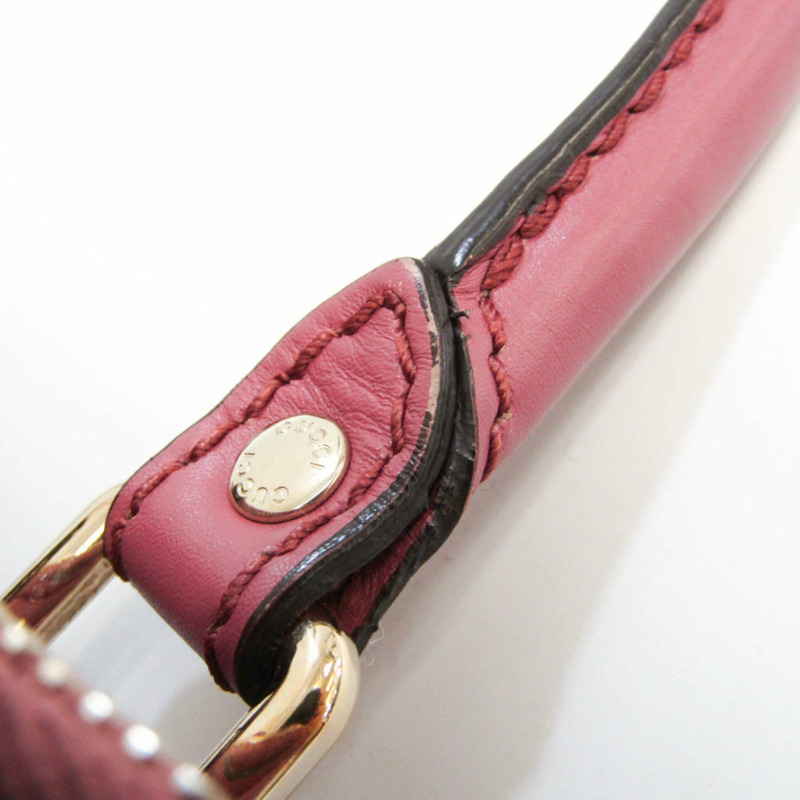 【日本直送】Gucci Sukey 247902 女士 GG 帆布、皮革手提包、單肩包米色、粉色-6