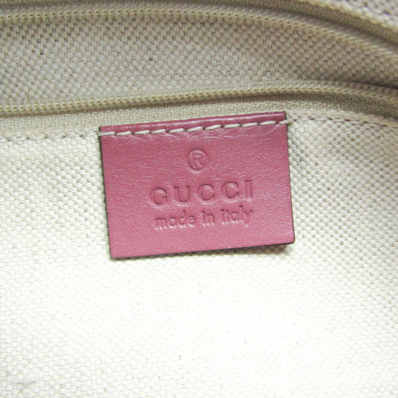 【日本直送】Gucci Sukey 247902 女士 GG 帆布、皮革手提包、單肩包米色、粉色-11