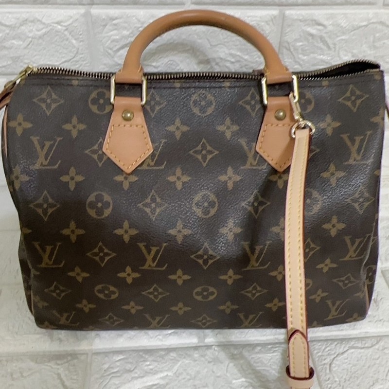 LV 原花 Speedy 30 波士頓包 手提包
背帶非原廠-0