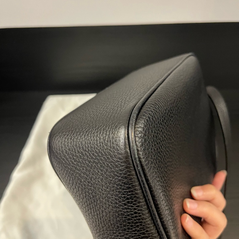 古馳 GUCCI 308364 Soho Disco 黑色牛皮 流蘇相機包 斜背包 肩背包 斜挎包-5