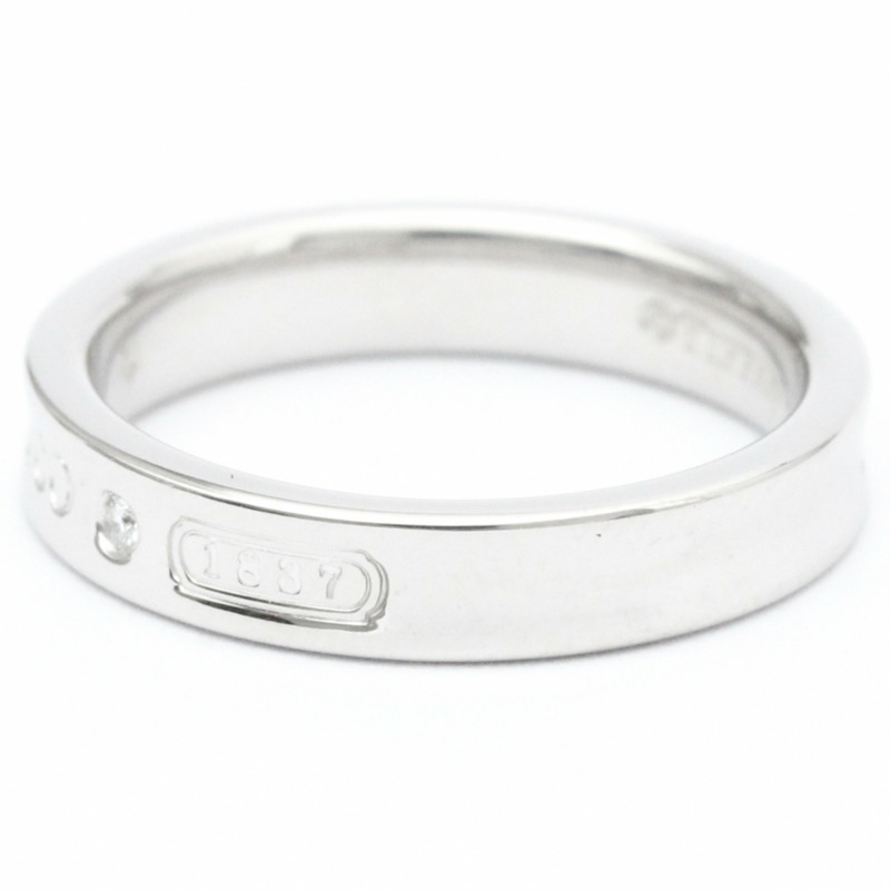 【日本直送】蒂芙尼 1837 戒指白金(18K)時尚無石戒圈銀-2