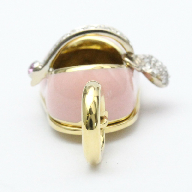 【日本直送】Aaron Basha Shoe Pendant 黃金（18K）鑽石男士女士時尚吊墜項鍊（金色）-4