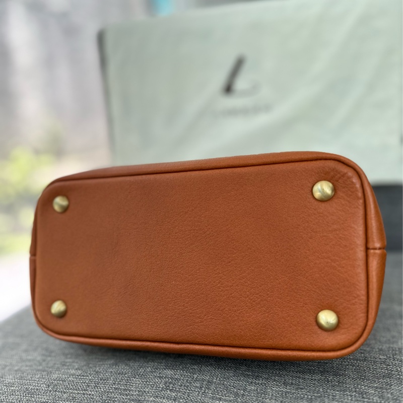 全新未使用 土屋鞄製造所 Tone Oilnume 迷你郵差包（棕色）-3