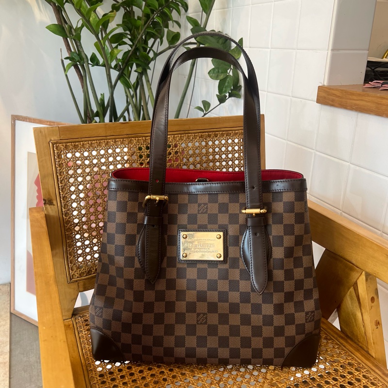 LV棕棋盤格托特包🖤-0