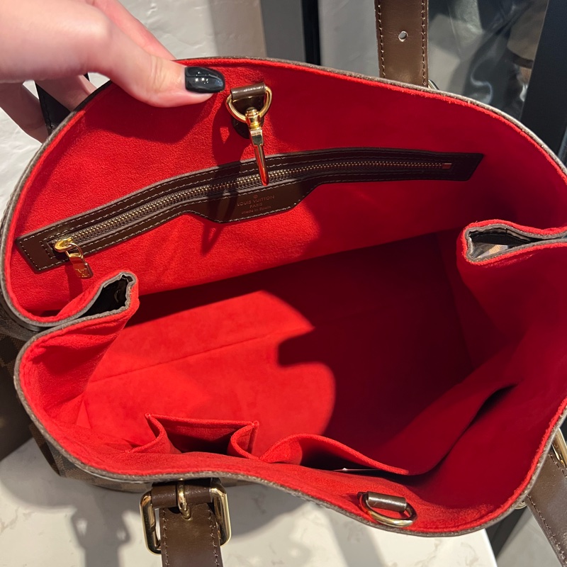 LV棕棋盤格托特包🖤-5