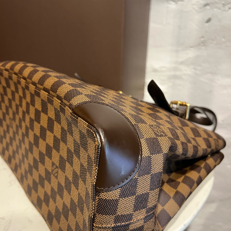 LV棕棋盤格托特包🖤-7