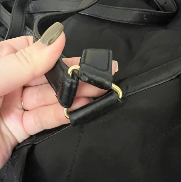 Prada 菱格後背包-10