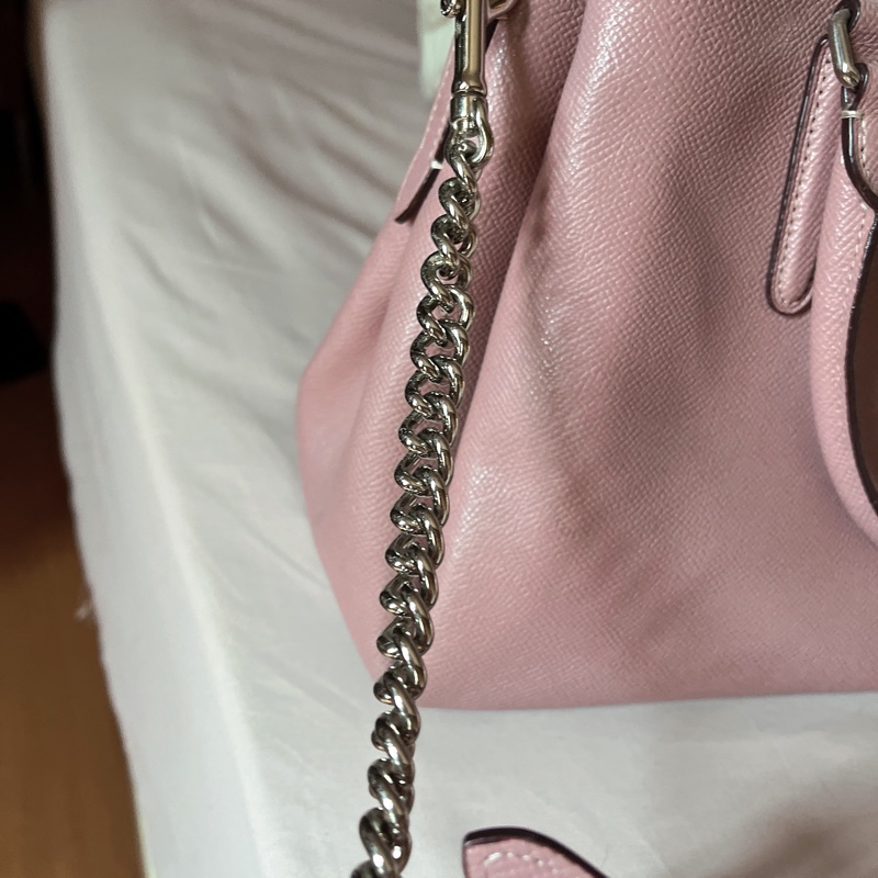 Coach乾燥玫瑰粉 殺手包-1