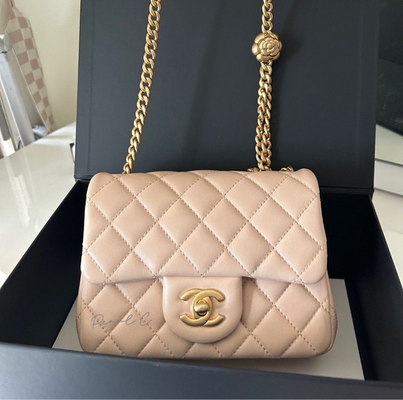 Chanel香奈兒三茶花方胖子-3