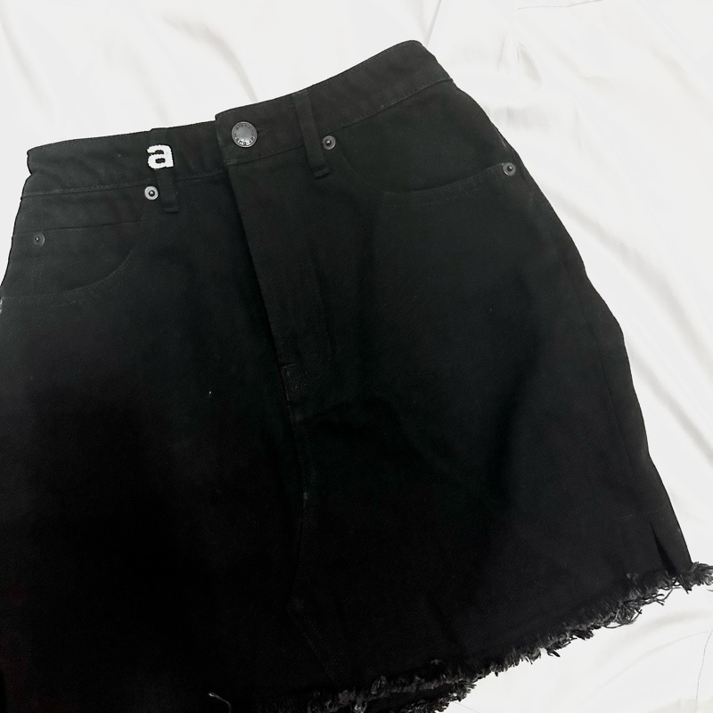 Alexander Wang 水鑽牛仔短裙-4