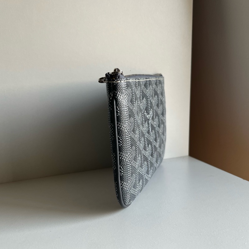 Goyard 一字拉鏈錢包 高級灰 全新 巴黎購入-2