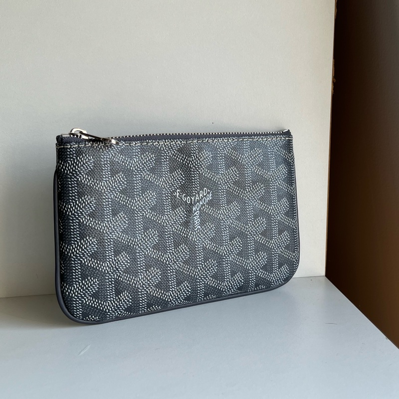 Goyard 一字拉鏈錢包 高級灰 全新 巴黎購入-7
