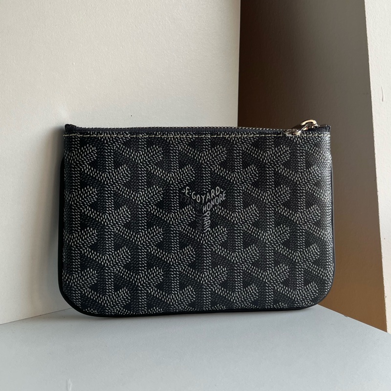 Goyard 一字拉鏈錢包 高級灰 全新 巴黎購入-9
