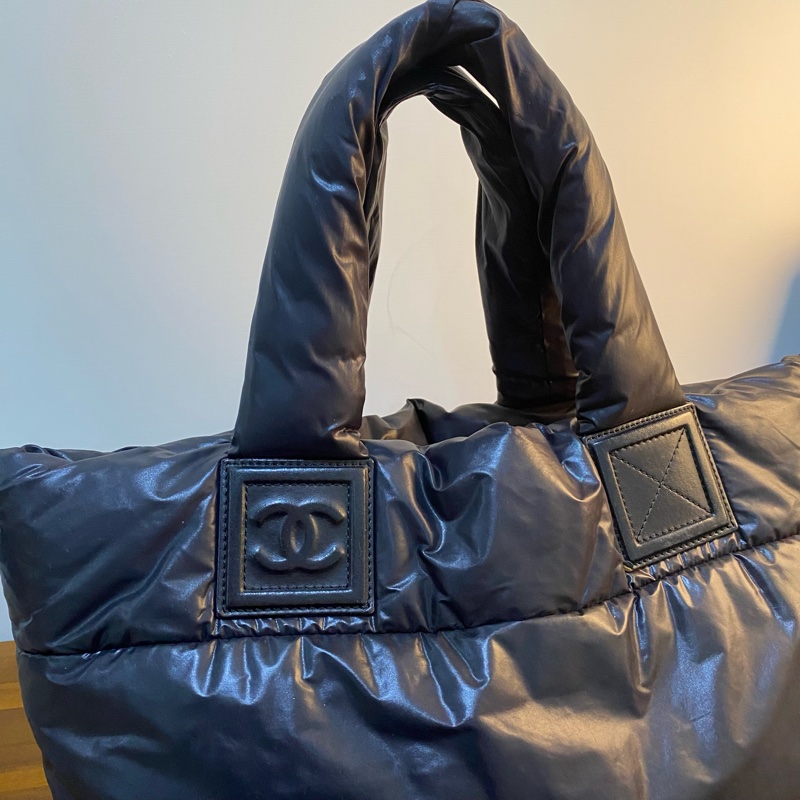 for andyli)香奈兒 超輕尼龍 泡泡手提包 coco cocoon-7