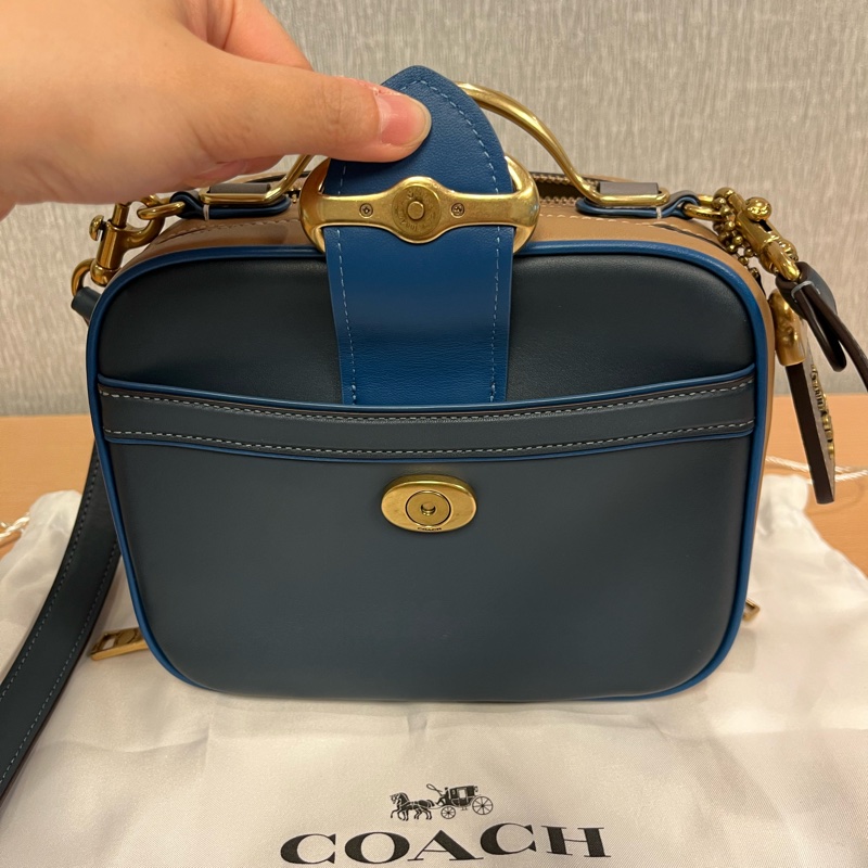 全新coach 超級熱賣1941專櫃款 Riley lunch box小方包/便當盒-12