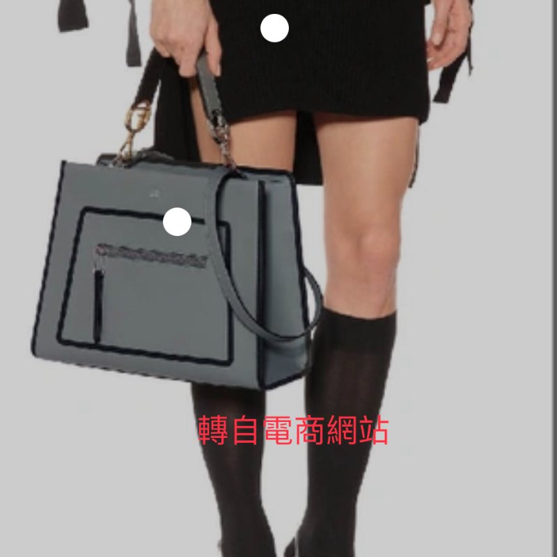 Fendi Runaway Tote (中號) 黑色-6