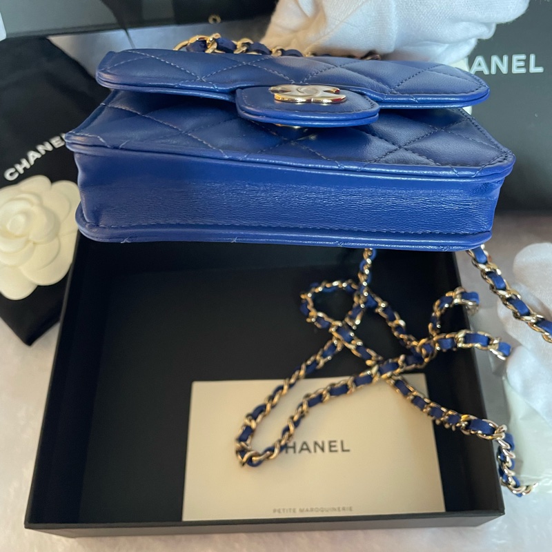 全新CHANEL 手柄鏈條小廢包-9