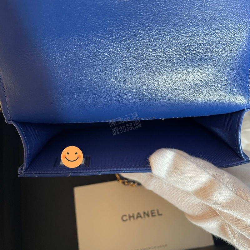 全新CHANEL 手柄鏈條小廢包-11