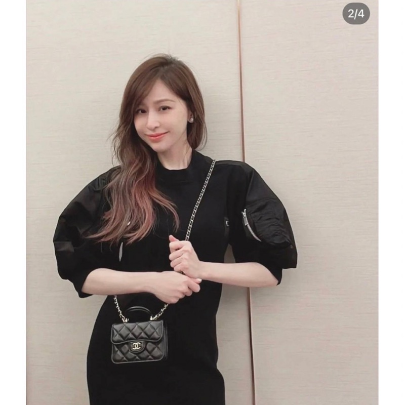 全新CHANEL 手柄鏈條小廢包-15