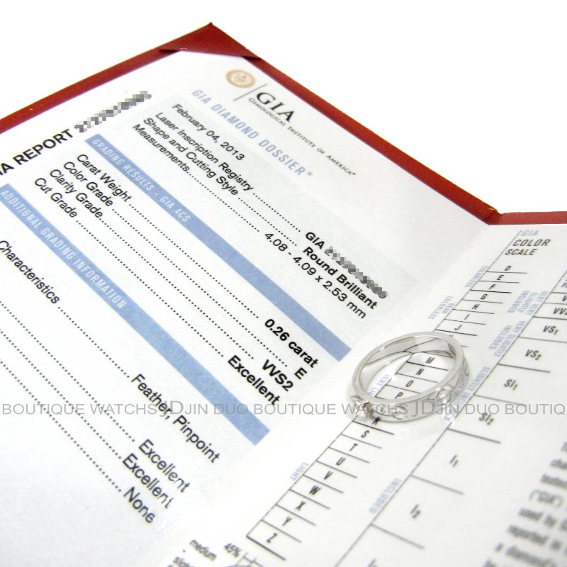 金鐸精品~C697 CARTIER 卡地亞 LOVE系列 0.26ct單鑽 750/18白K金女鑽石戒指-6