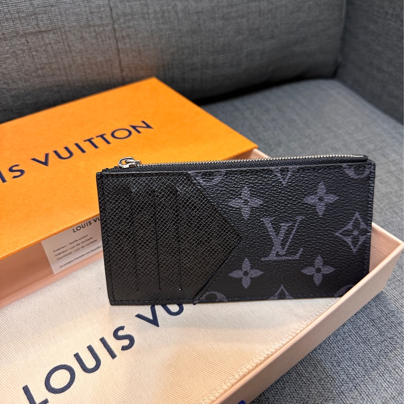 LV男用老花卡包-10