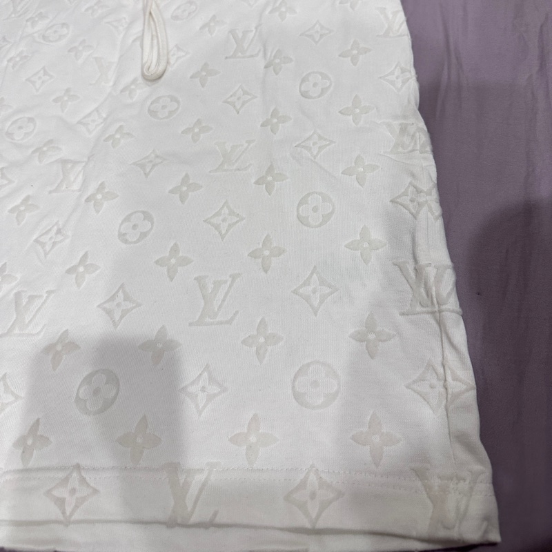 LV Monogram 魔術貼短袖T恤 白色T恤 近全新 二手-18
