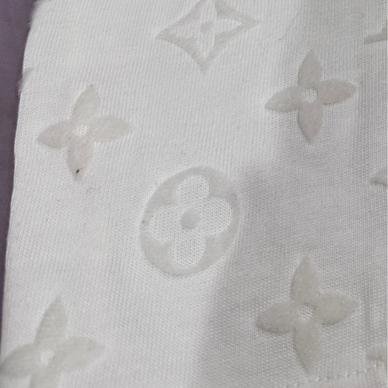 LV Monogram 魔術貼短袖T恤 白色T恤 近全新 二手-24