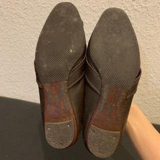 台灣專櫃購入 原價22500｜Salvatore Ferragamo 咖啡色真皮平底鞋-6