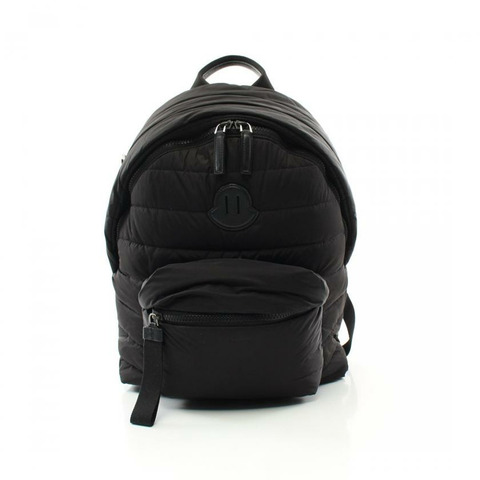 【日本直送】 中古MONCLER[B]PELMO 雙肩包尼龍 真皮 黑色