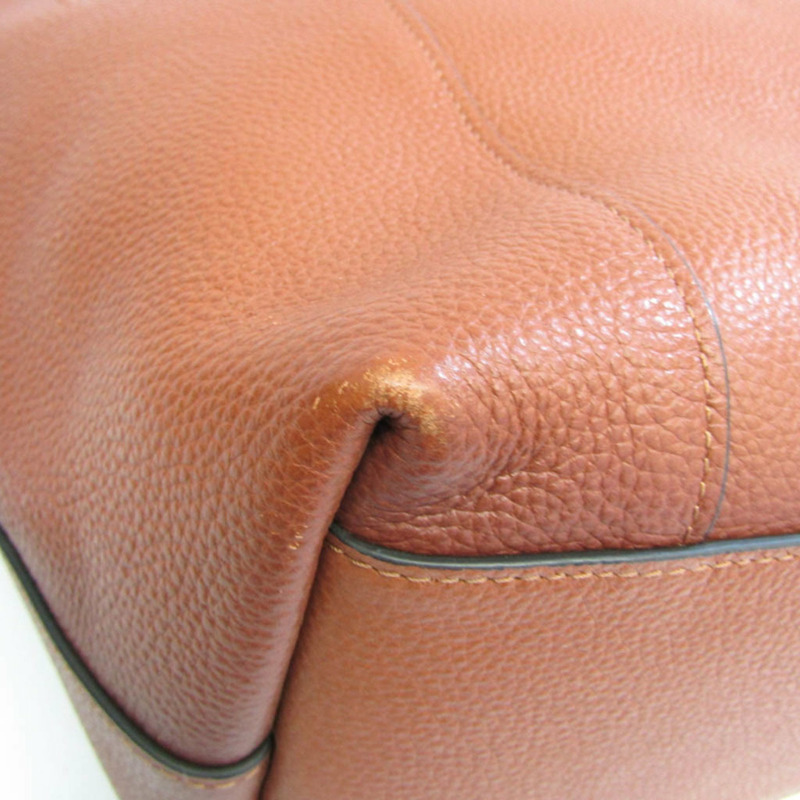 【日本直送】Coach 壓紋標誌 F49506 男士、女士皮革手提袋 棕色,深棕色-3