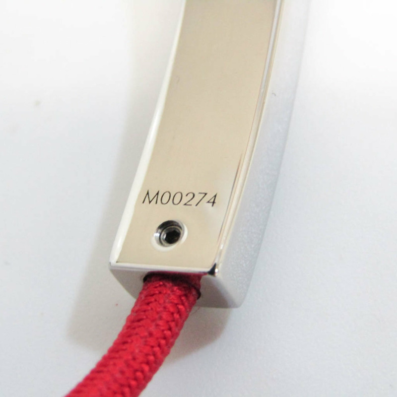 【日本直送】Louis Vuitton Brasserie LV Space M00274 金屬，尼龍手鐲紅色，銀色-6