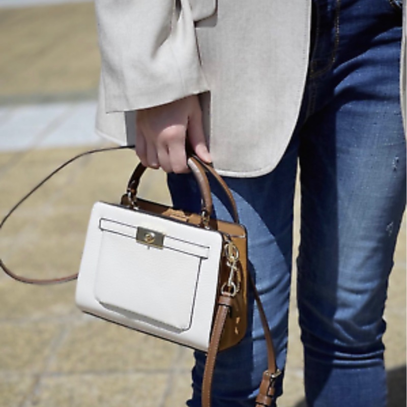 [COACH] 🆕 Mini Lane Top Handle 荔枝皮革手提/斜背包 [美國正品 現貨在台]-1