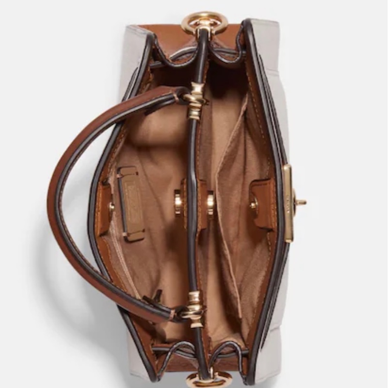 [COACH] 🆕 Mini Lane Top Handle 荔枝皮革手提/斜背包 [美國正品 現貨在台]-5