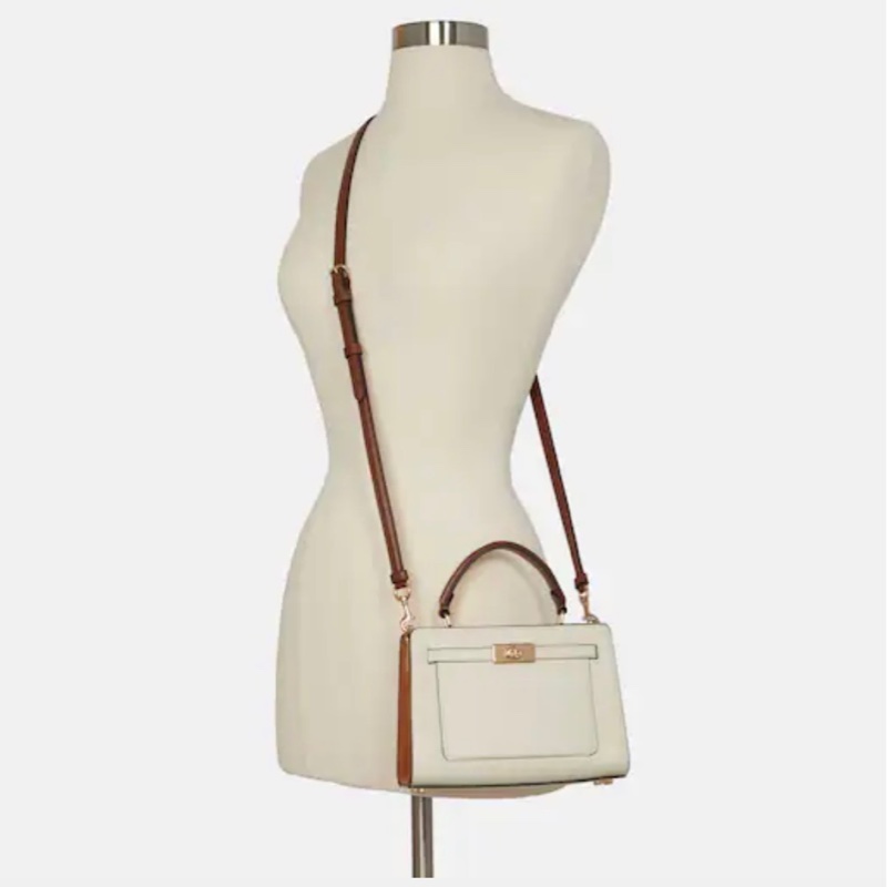 [COACH] 🆕 Mini Lane Top Handle 荔枝皮革手提/斜背包 [美國正品 現貨在台]-6