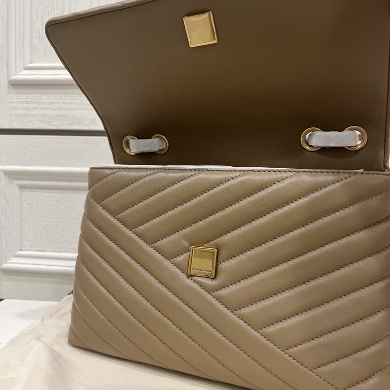 破盤價‼️Tory Burch Kira chevron 大號 斜背肩背包-10