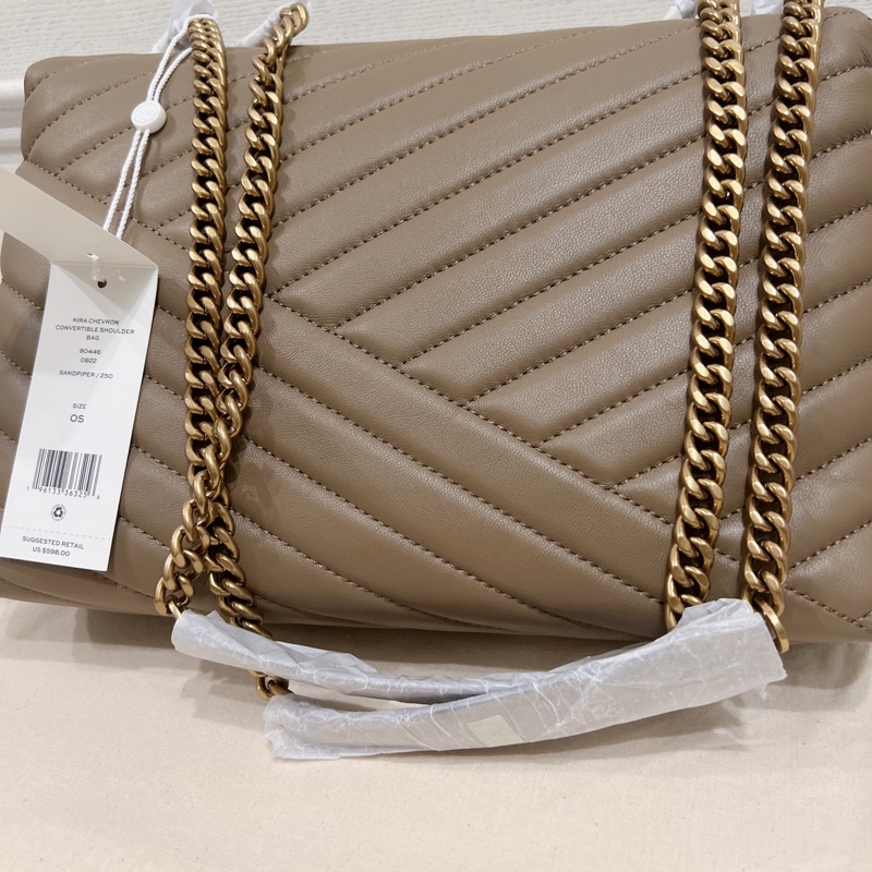 破盤價‼️Tory Burch Kira chevron 大號 斜背肩背包-18