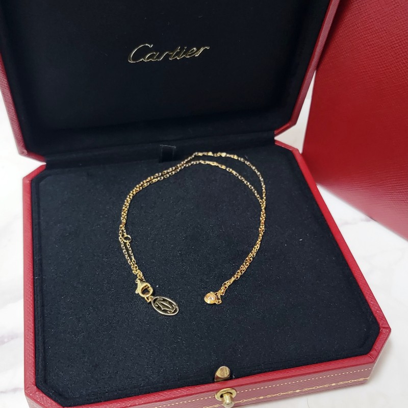 聖誕節優惠降價！！Cartier D,Amour項鍊 0.9分鑽石 18K金-1