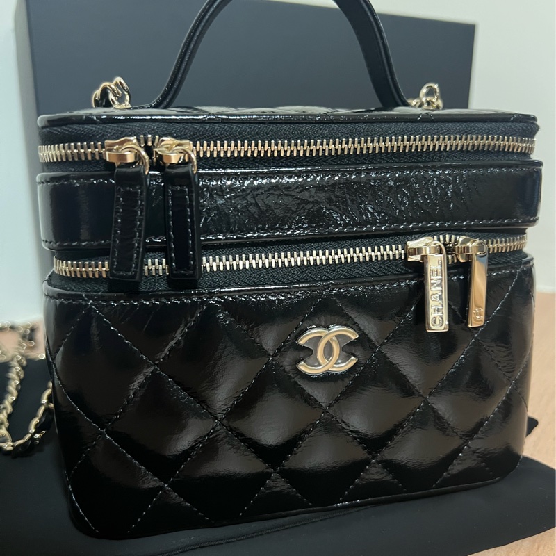 chanel雙層化妝包-1