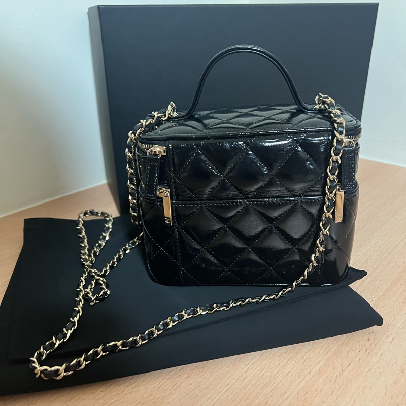 chanel雙層化妝包-2